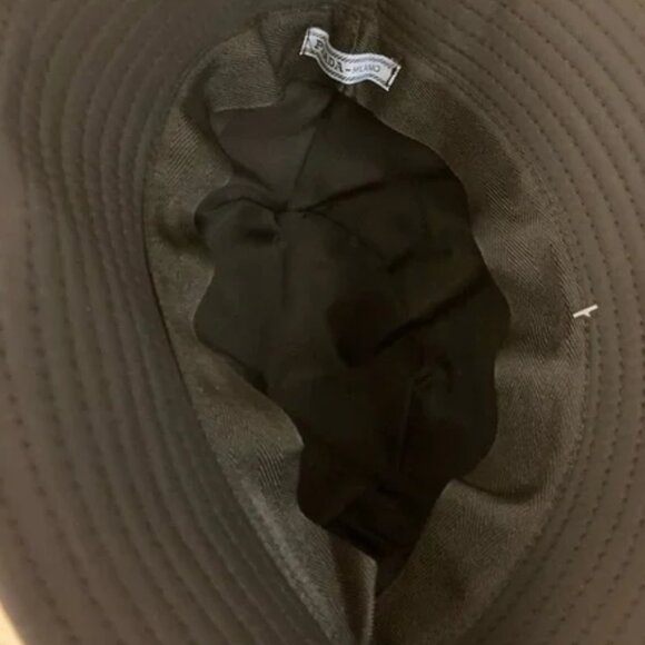 Prada Nylon Bucket Hat Black